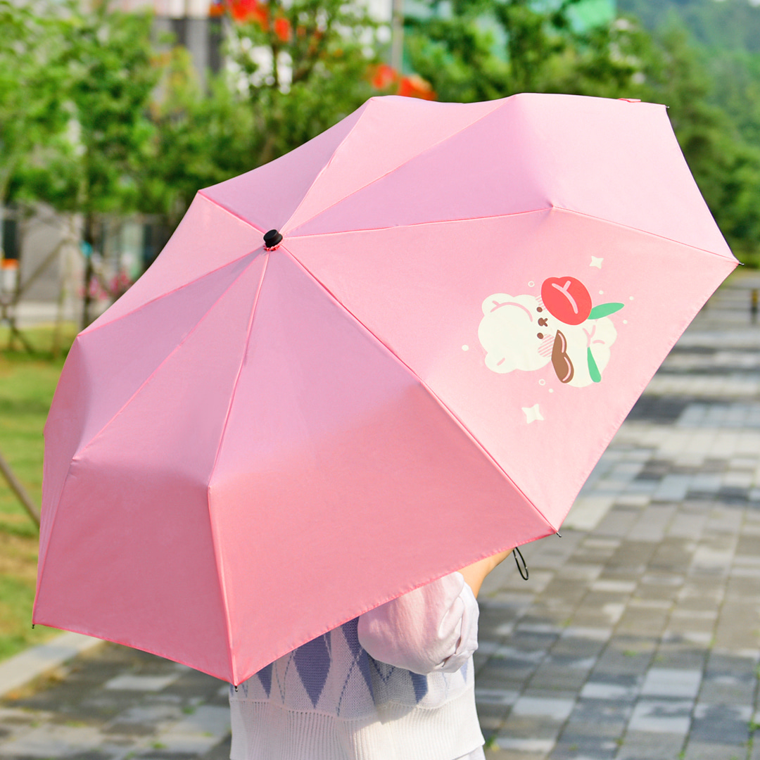 포리 3단우산 : 핑크